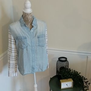 Vintage Havana denim button down